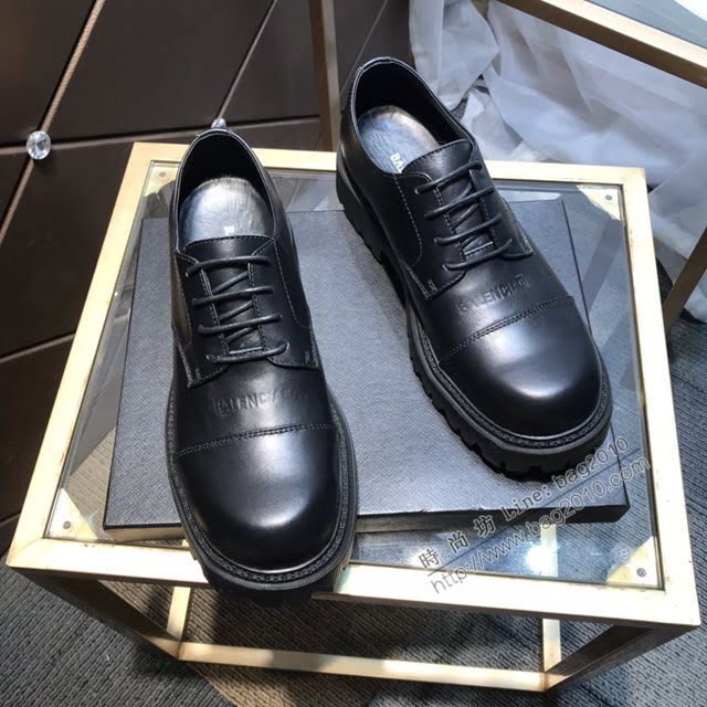 Balenciaga經典款男鞋 巴黎世家頂級版本男士真皮皮鞋  hdbl1152